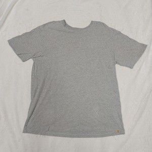 Carhartt Men's Relaxed Fit Gray Short Sleeve Blank T-Shirt Size Large 103562 034